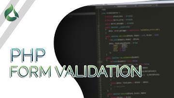 PHP Form Validation Part 1/4