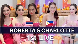 Roberta & Charlotte - 1st Live | Part 1 | #winkwhiteexLOTTA