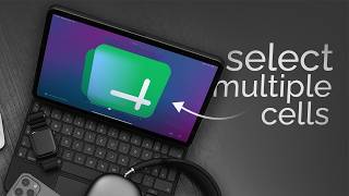 How to Select Multiple Cells in Google Sheets on iPad