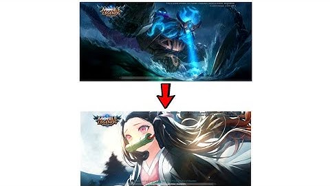 Changing Mobile Legends Loading Screen Form Atlas To Cute Nezuko Kamado