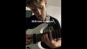 time signature? #guitar #8stringguitar #oddtimesignature #mathrock