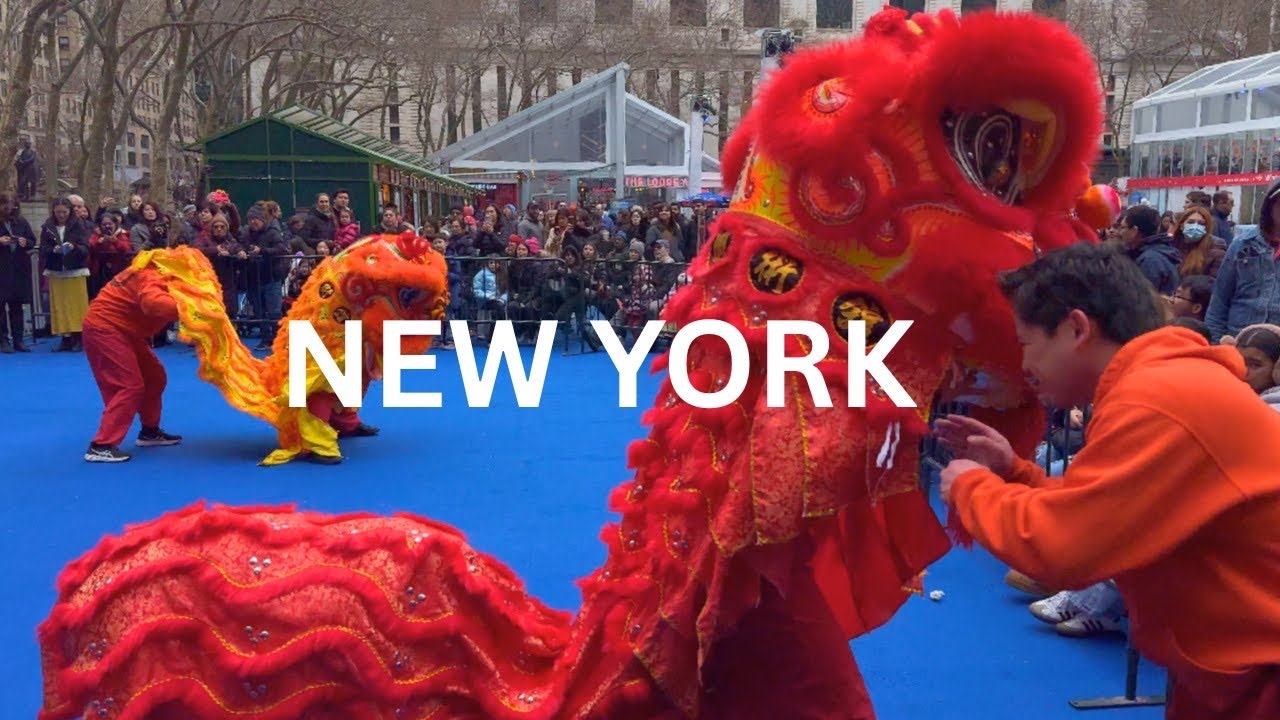 NYC Lunar New Year Event 2026 | Year of the Fire Horse | Bryant Park Chinese New Year [4K] walking 