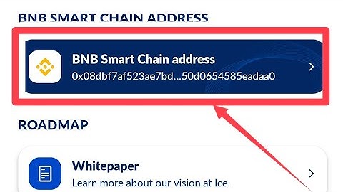 How to add bnb smart chain address to ice network #bnb #bnbsmartchain #ice #network #wallet