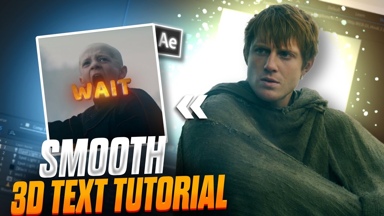 Smooth 3d Text Tutorial | After Effects #texteffect - YouTube