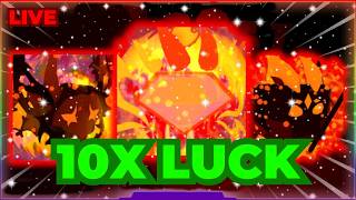 Hatching with 10X Luck for the Inferno Gem In Bubble Gum Simulator! screenshot 4