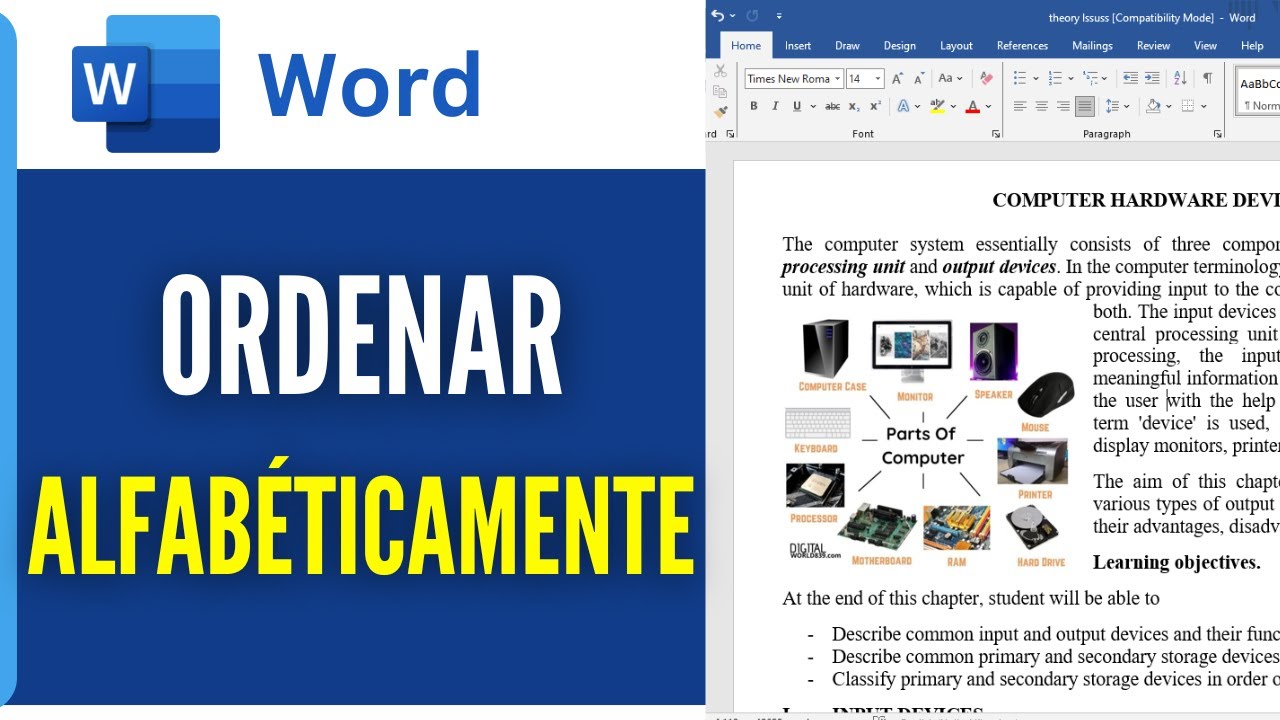como-ordenar-alfab-ticamente-en-word-muy-f-cil-youtube