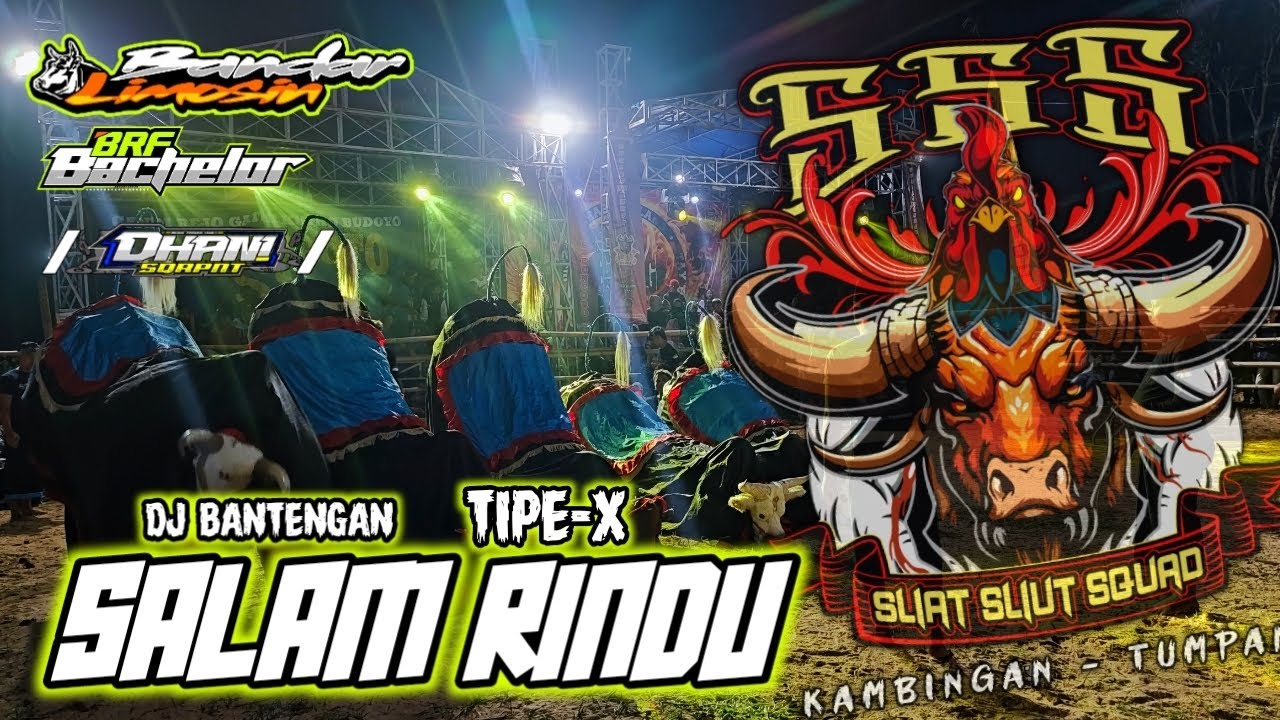DJ BANTENGAN TRIPLE S (SLIAT SLIUT SQUAD) SALAM RINDU TIPE-X Remixer By Dj Dhani Squarepants