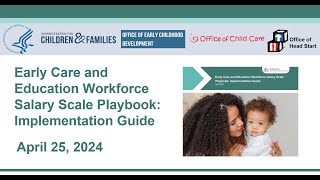 Early Care and Education Workforce Salary Scale Playbook Implementation Guide