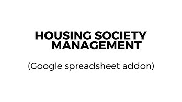 Housing Society Management