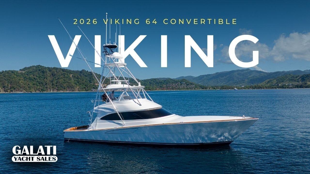 2026 Viking 64 Convertible For Sale – Four-Stateroom Luxury