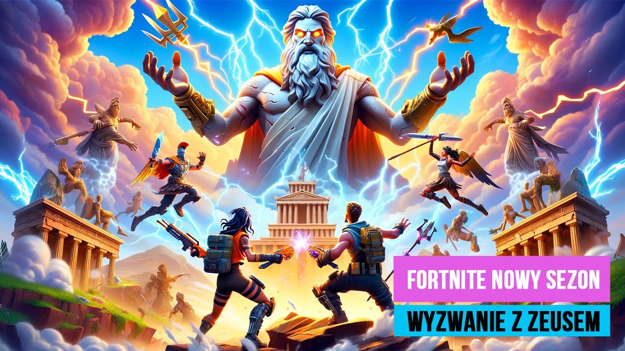 FORTNITE nowy sezon - WYZWANIE Z ZEUSEM - TAJNE OKNO - Fortnite gameplay PL - dadsonpl