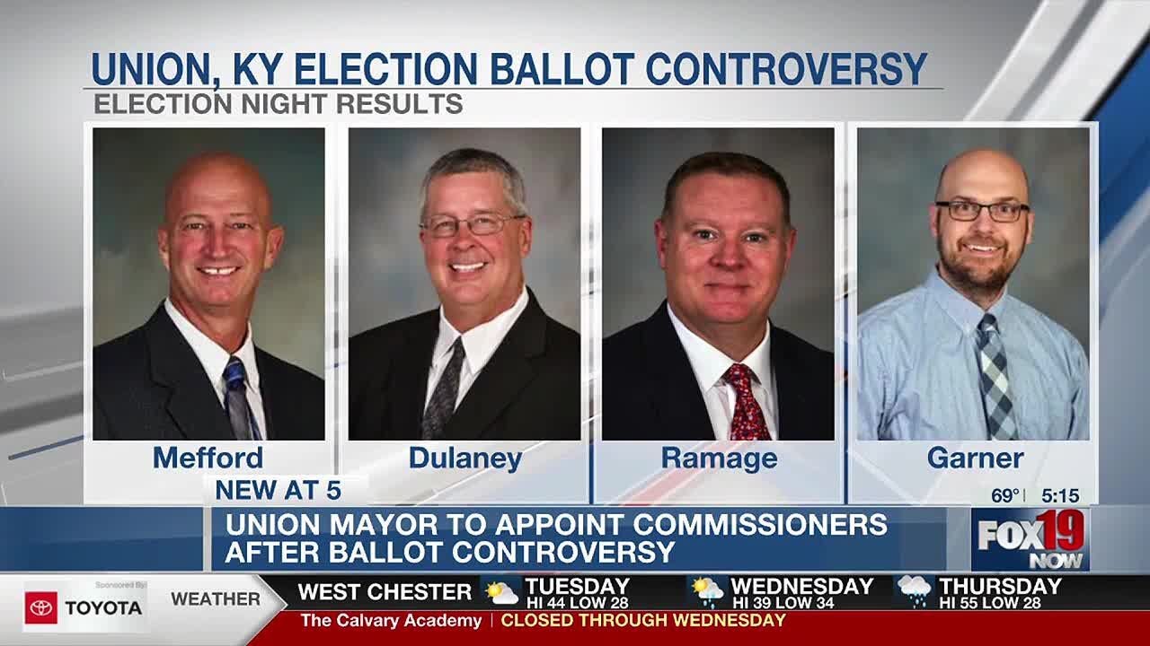 Union mayor to appoint commissioners after ballot controversy