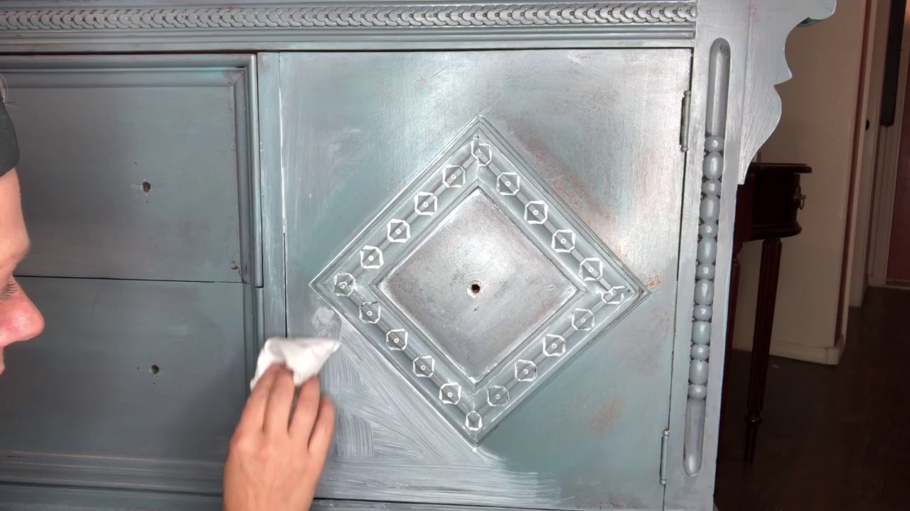 How to glaze furniture YouTube