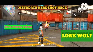 Free fire metadata headshot hack 👽 #freefire  #viedo #viralvideo #viral