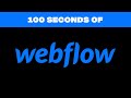 Webflow in 100 seconds