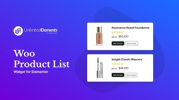 Free WooProduct List Widget for Elementor