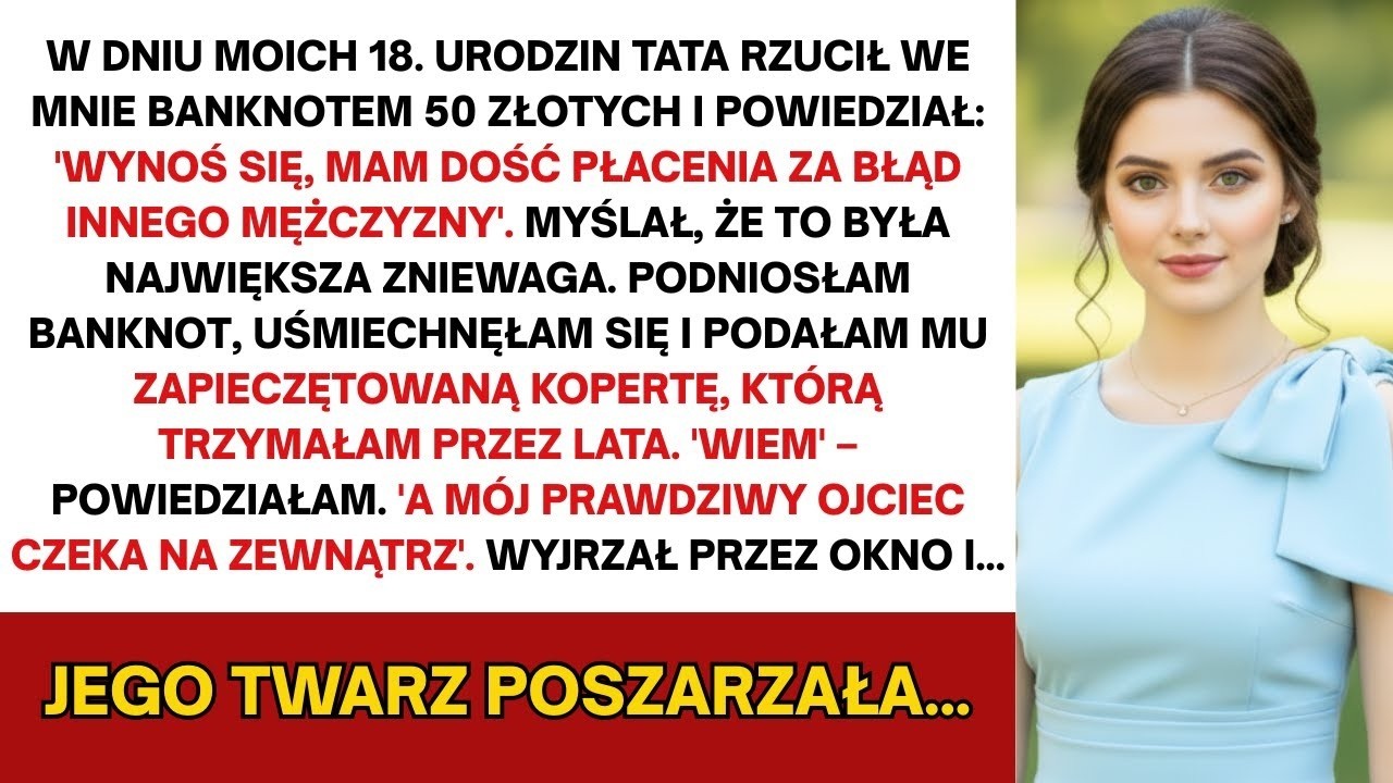 Mój tata nazwał mnie błędem innego mężczyzny w moje 18. urodziny—prawdziwy ojciec czekał na dworze..