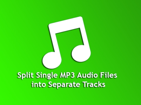 سنگل MP3 آڈیو فائلوں کو الگ ٹریکس میں تقسیم کریں۔