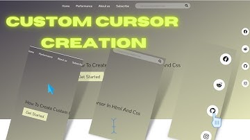 How to create custom cursor using only HTML & CSS | WATCH OUT VIDEO