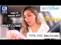 Paying OnlyFans TAXES for the FIRST TIME (with 14 streams of income) + how much money I REALLY OWE!
