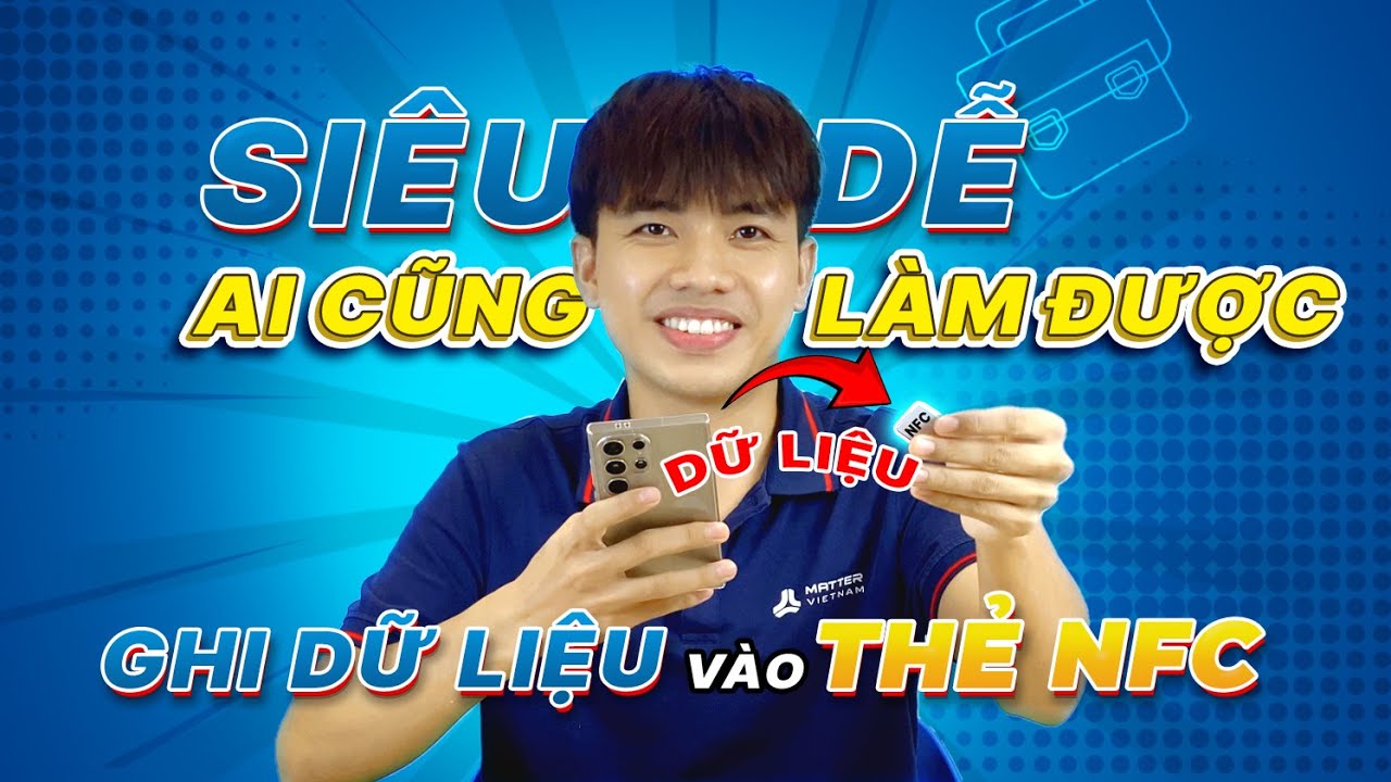 Hướng dẫn ghi dữ liệu vào thẻ NFC tag