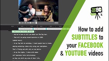 How to add subtitles to Facebook and Youtube videos