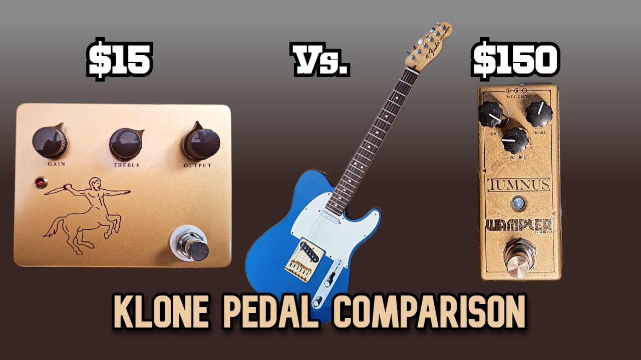 Testing 2 Different Klone Guitar Pedals (Klon Centaur, Wampler Tumnus)