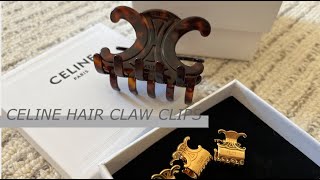 CELINE HAIR ACCESSORIES // SMALL AND LARGE TRIOMPHE CLAW  display picture 3