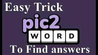Pic2word ||Easy trick to find anwers|| screenshot 3
