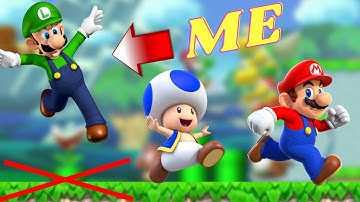 If I touch the same ground as other players, the video ends || Super Mario Maker 2 Challenges