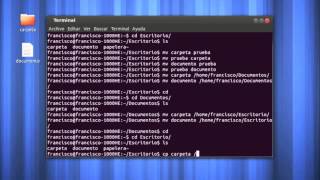 Copiar, mover, renombrar y eliminar desde la terminal de Ubuntu - YouTube