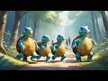 "La Famille Tortue 🌿 | Comptine Pour Enfants | Marche, Danse et Chante"