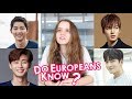 한국 남자연예인 처음 본 유럽 친구들의 반응!