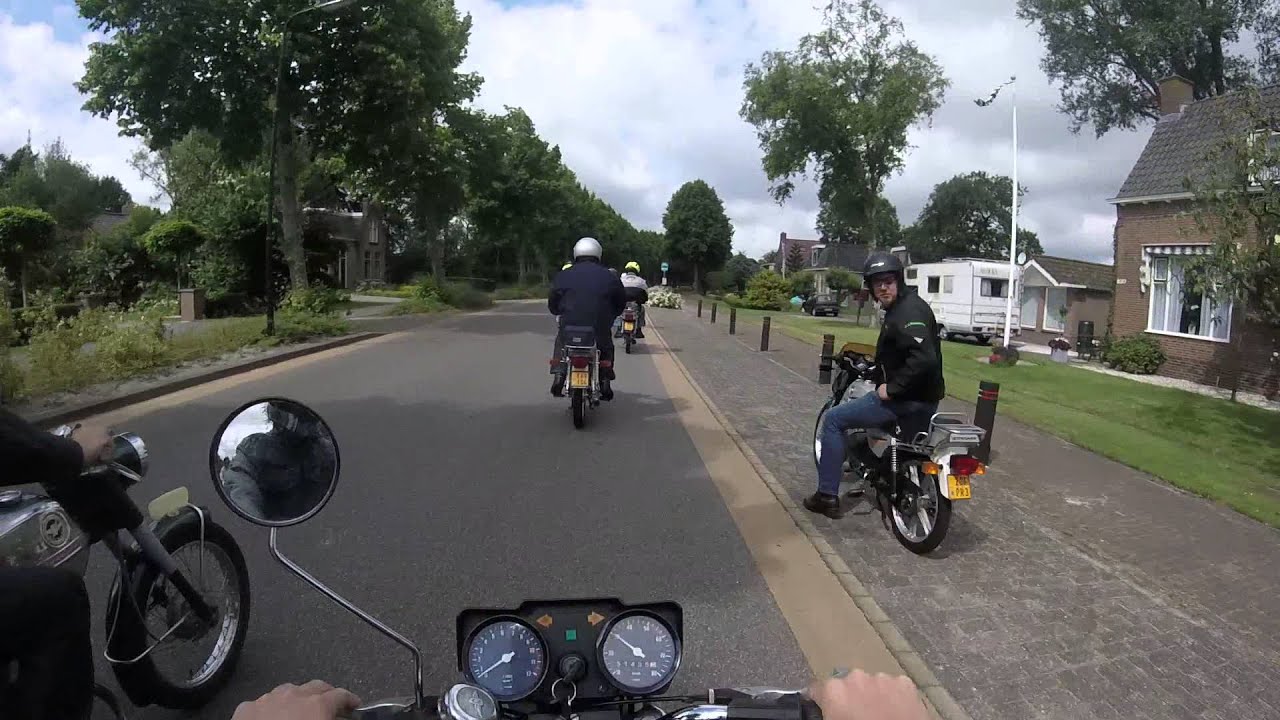 oldtimer brommer toertocht Friesland Part 1 - YouTube