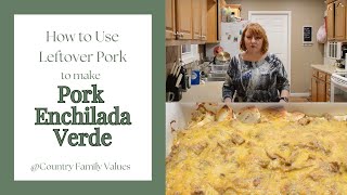 Creamy Pork Enchilada Verde - (Instant Pot Carnitas) by Country Family Values 155 views 2 years ago 5 minutes, 41 seconds