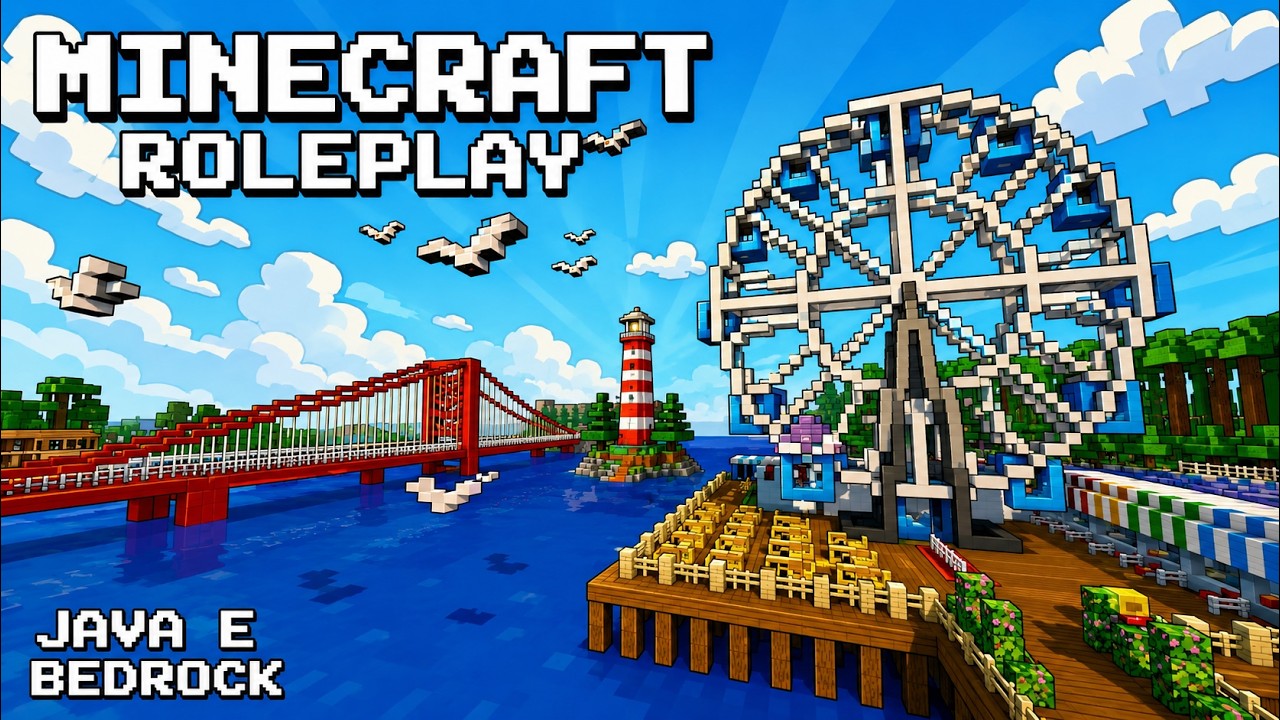 Minecraft Rp Servers Java ⭐NOVO SERVIDOR DE MINECRAFT ROLEPLAY (JAVA e BEDROCK) - YouTube