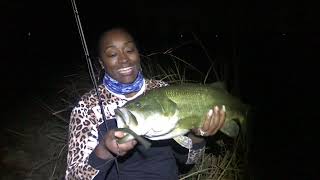 MY PB BASS! Almost Lost Giant Largemouth Bass Night Fishing!