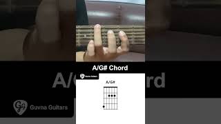 How To Play The A/G# Chord On Guitar - Guvna Guitars