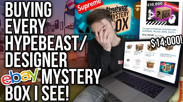 BUYING EVERY EBAY DESIGNER HYPEBEAST MYSTERY BOX I SEE!