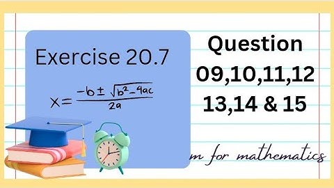 Class 10 New Maths book Ex:20.7 question 09 to 15 #class10maths #mathsnewbook #mathssindhboard