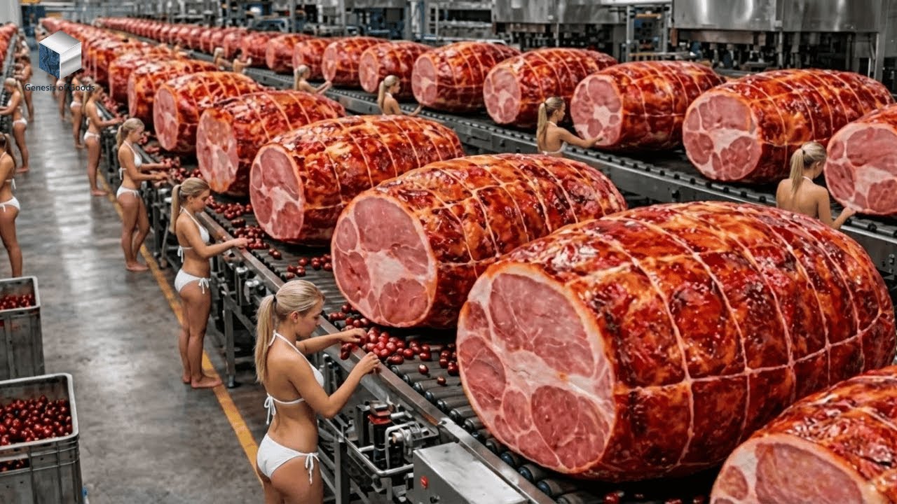 Inside a Modern Glazed Ham Plant: Raw Pork to Finished Glazed Ham (Full Process)
