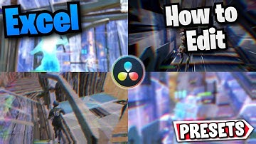 How to edit EXACTLY like *EXCEL* 🔥 | FREE presets | Davinci resolve