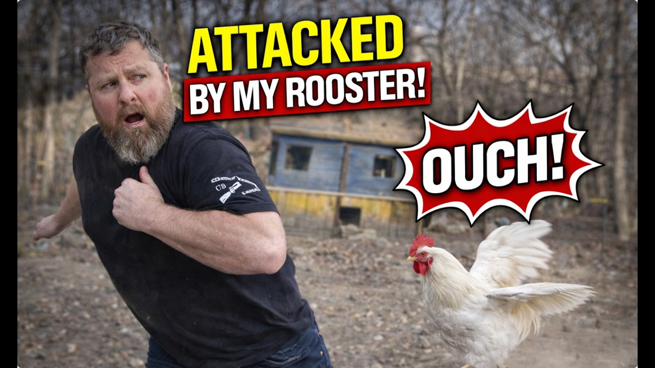 Обновление канала... А потом мой петух НАПАДАЛ НА МЕНЯ!