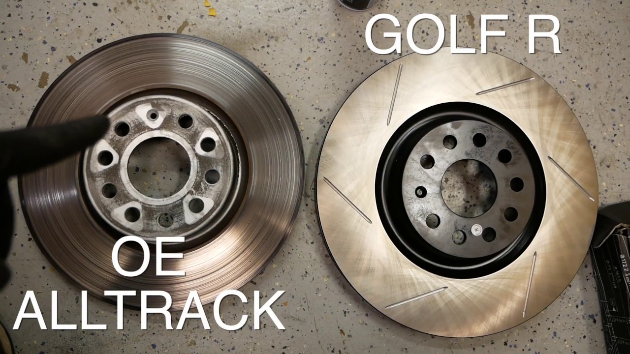 MK7 Golf Brake Upgrade. Before & After Visual Comparison YouTube