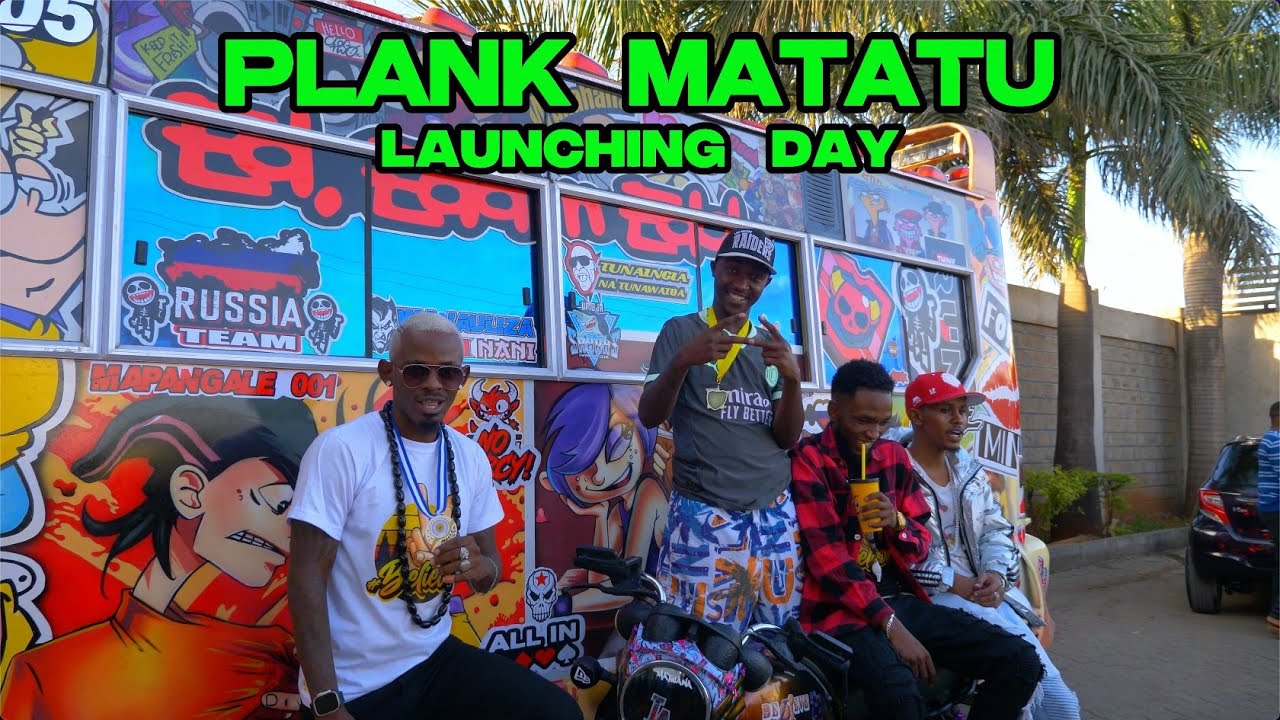 Shabadoo Matatu Takes Over the Streets of Nairobi  Launching Day!PlankMatatuRevealed