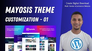 Create Digital Download Multi Vendor eCommerce Website ✅ Mayosis Theme Customization Part 01