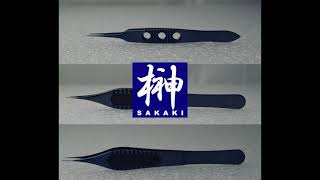 68-5136-78 榊 スーパーマイクロ鑷子 無鈎 2.7cm 0.02mm DIF-104