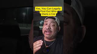 Yes You Can Legally Lookup a License Plate Number 🔎🚗