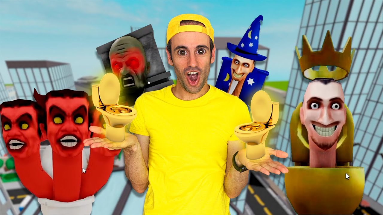 CONSIGO TODAS LAS SKINS DE SKIBIDI TOILET EN ROBLOX !! 🤩 Anima Games 🎮