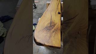 Part 2 Of Finishing This Osage Orange Bench Top With Rubio Monocoat Oil Plus 2C Pure.